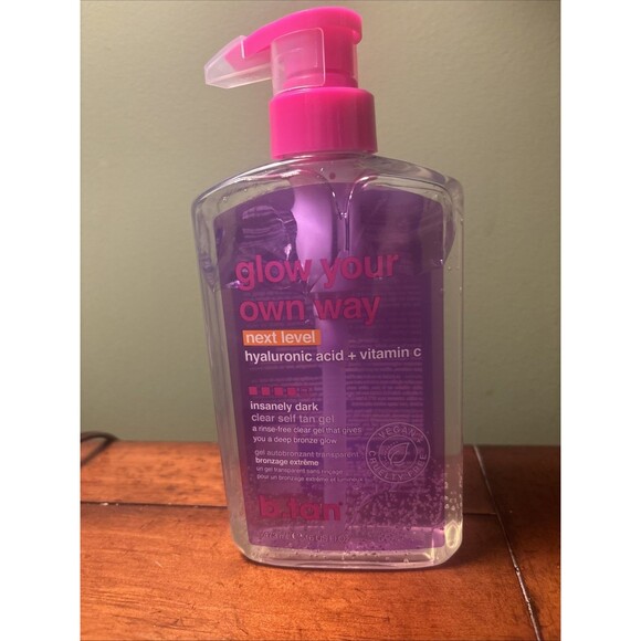 Clear Self Tan Gel | Glow Your Own Way Self Tanning Gel 16oz Insanely Dark New - Picture 1 of 2